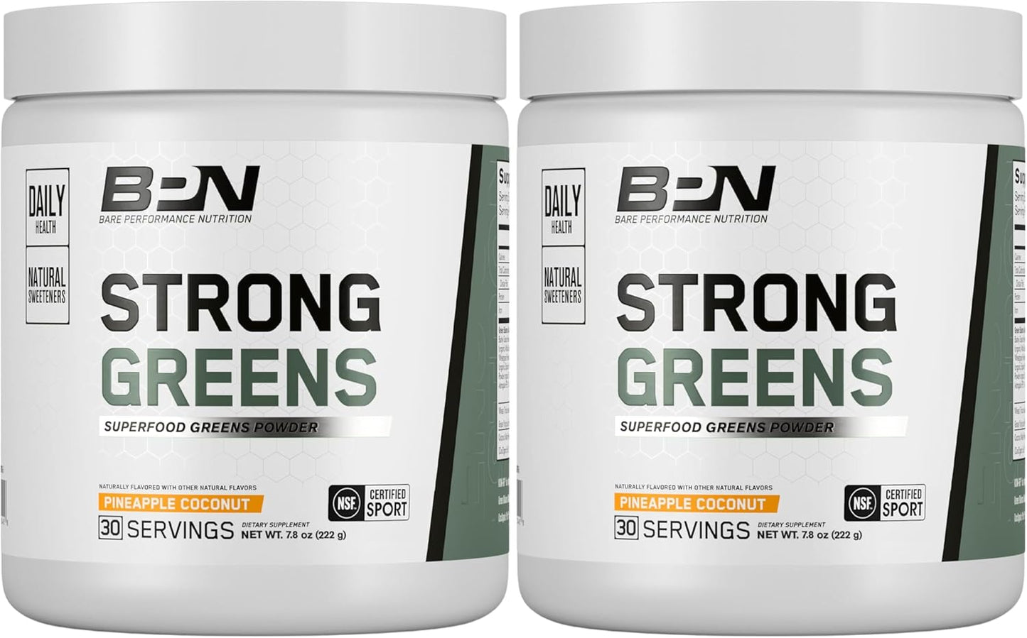 BARE PERFORMANCE NUTRITION, BPN Strong Greens Superfood Powder, mej...