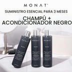 MONAT Champú y acondicionador negro \u2013 Suministro de 3 meses \u...