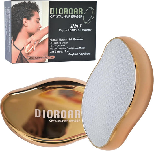 DIOROAR Borrador de pelo de cristal, removedor de pelo de cristal,...