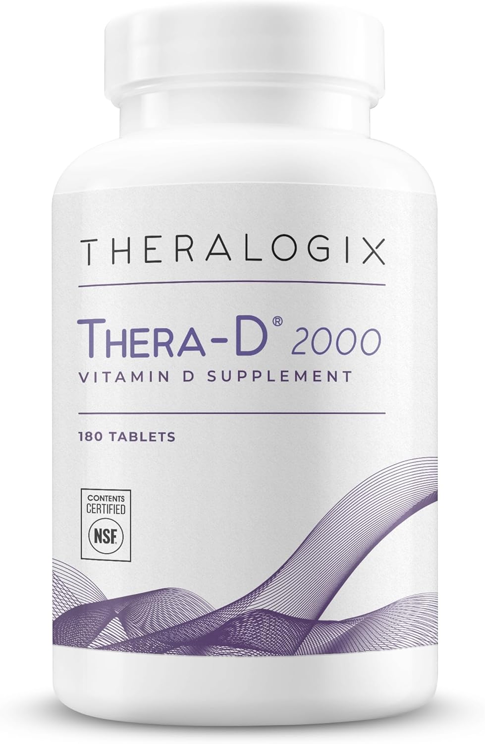 Theralogix Thera-D 2000 Suplemento de vitamina D - 2,000 UI (50 mcg...