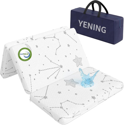YENING Colchón plegable de 38 x 26 pulgadas, impermeable, para Pack...
