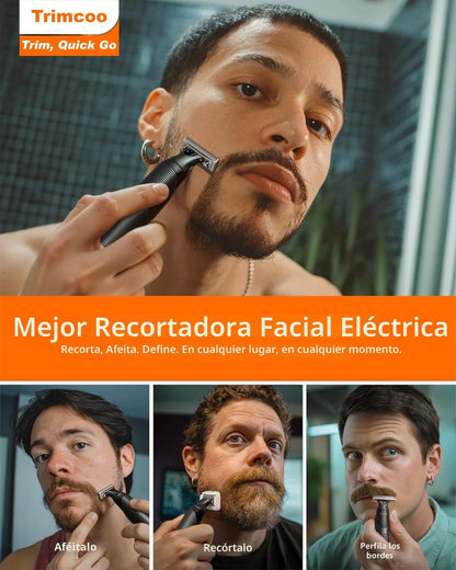 Trimcoo [2026 - Recortadora de pelo para barba y cuerpo mejorada pa...