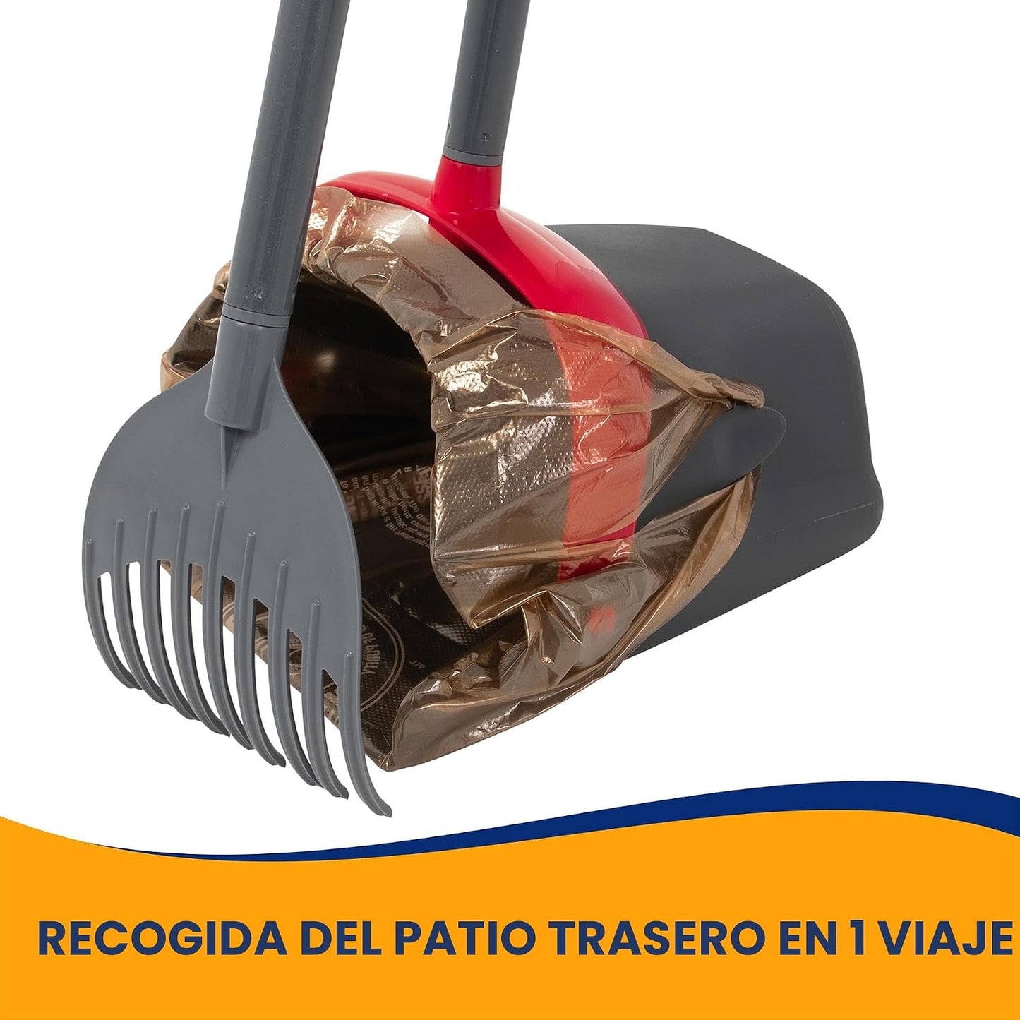 Arm &amp; Hammer Recogedor de excrementos para perros extra grandes...