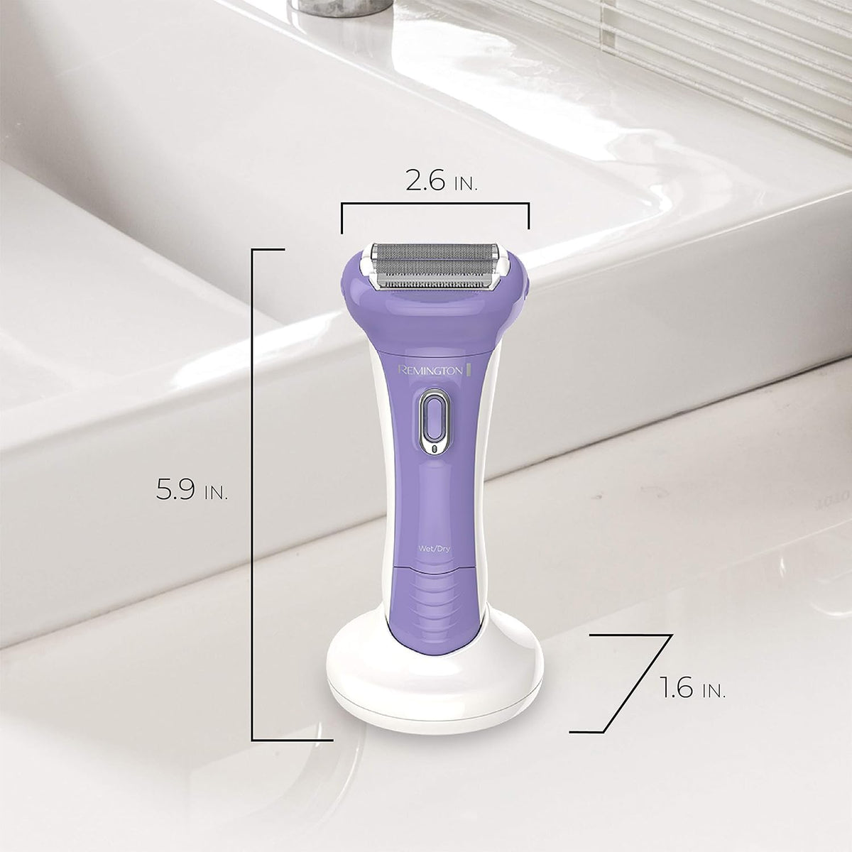 Remington Afeitadora eléctrica suave y sedosa para mujer, afeitador...