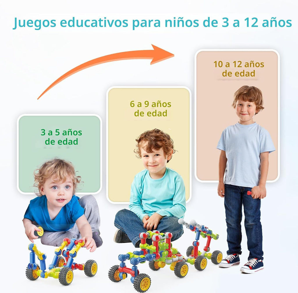 Huaker Juguetes de construcción STEM para niños y niñas de 3, 4, 5,...