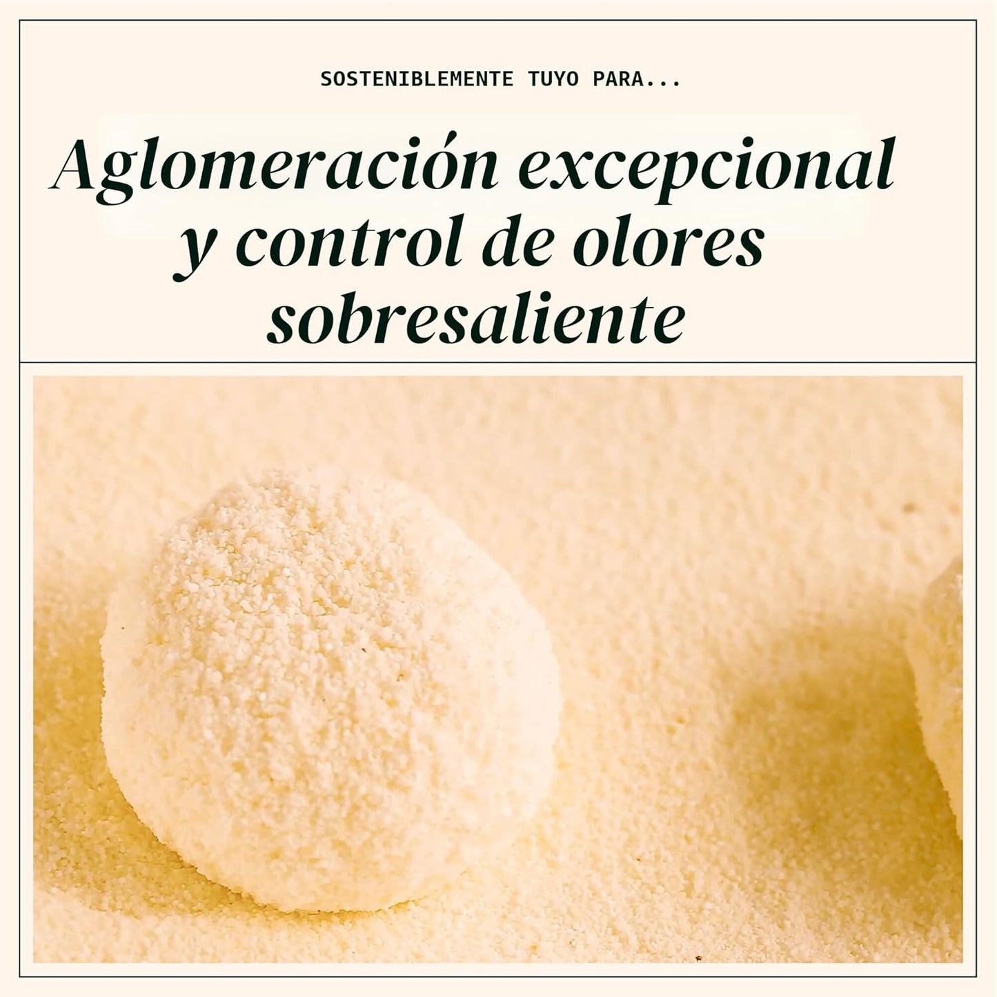 Sustainably Yours Arena natural para gatos, fórmula de grano pequeñ...