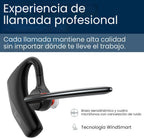 Poly Voyager Legend 30 - Auriculares Bluetooth con micrófono - Boom discreto y 4 micrófonos con cancelación de ruido - Tecnología WindSmart - Comodidad durante todo el día - Conectividad perfecta