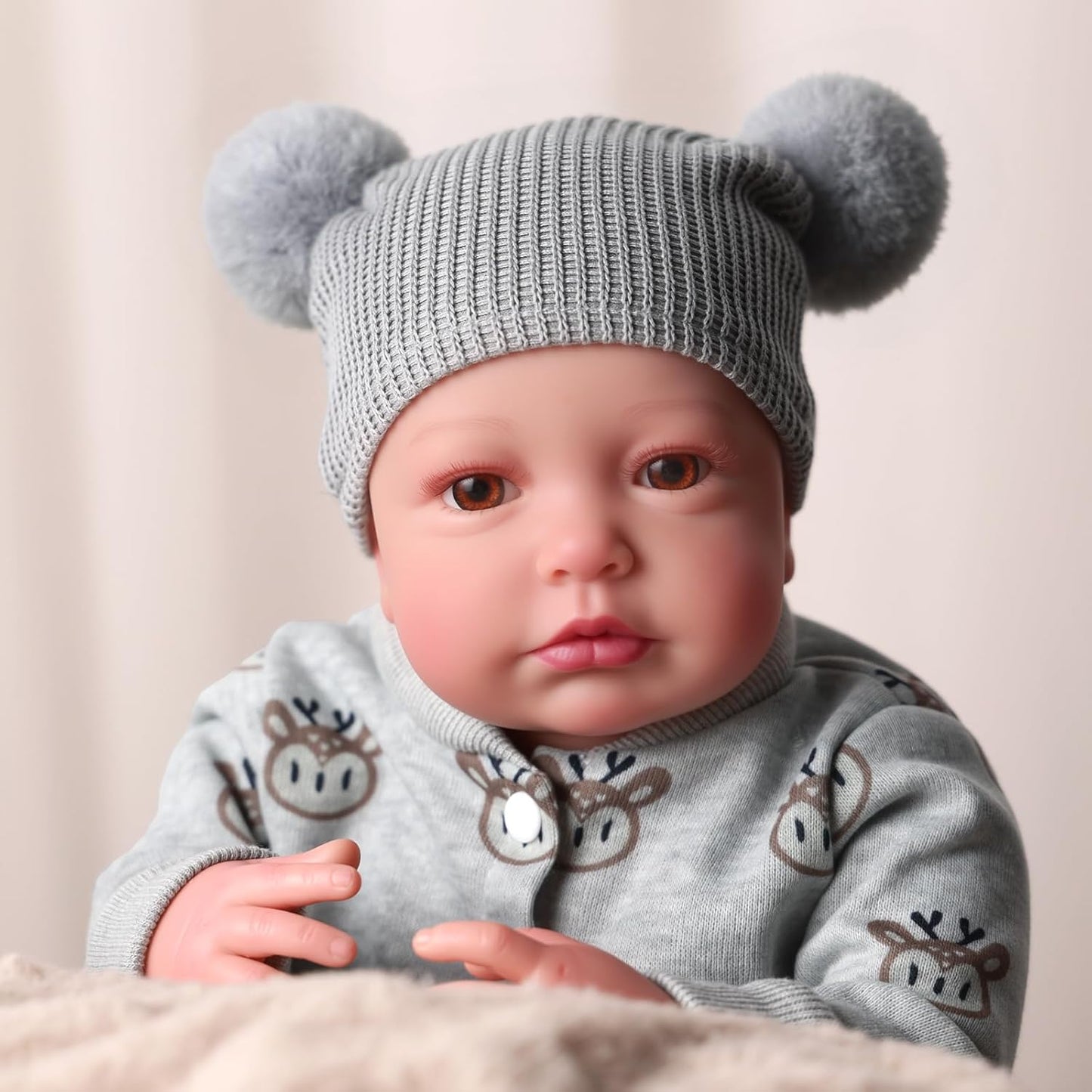 BABESIDE Muñecas realistas de bebé Reborn para niños - 17 pulgadas,...