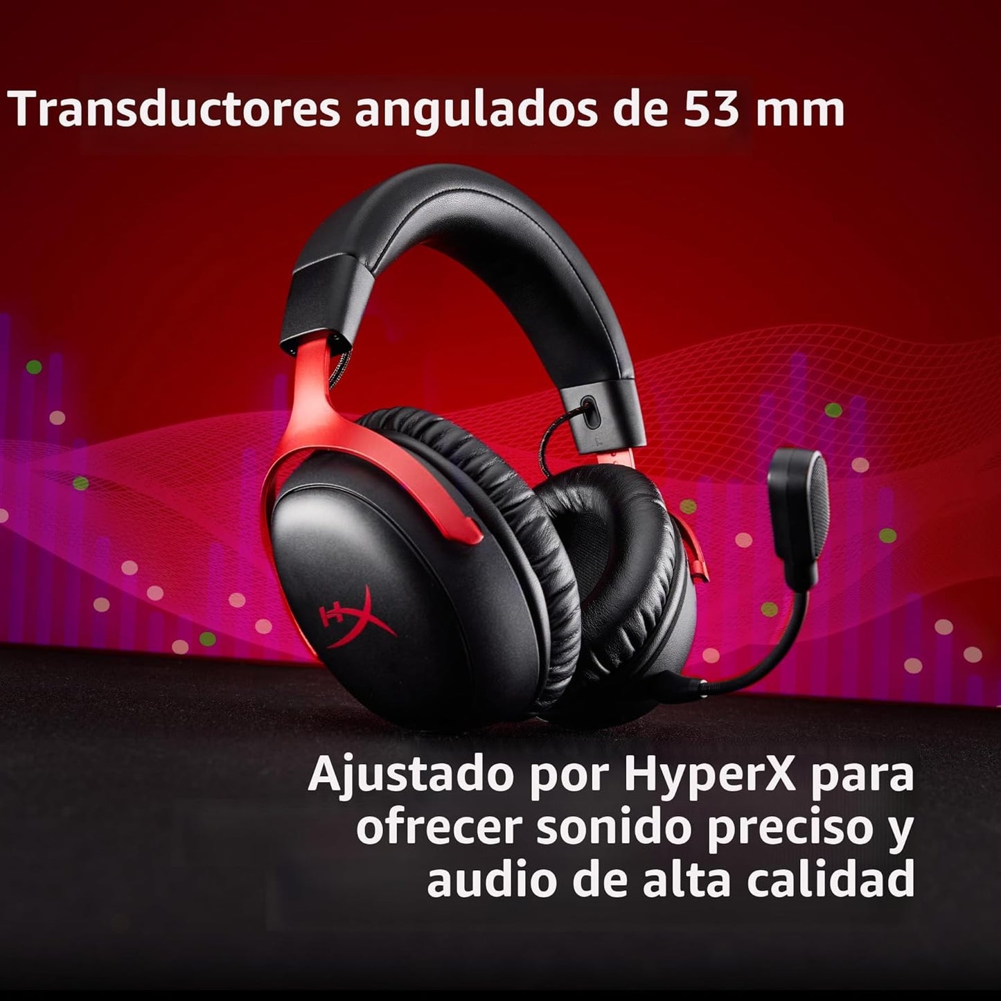 HyperX Cloud III S \u2013 Auriculares inalámbricos para juegos, 2.4...
