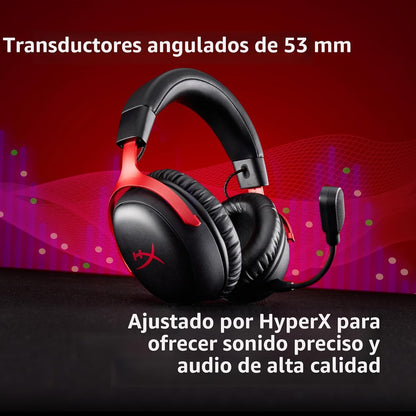 HyperX Cloud III S - Auriculares inalámbricos para juegos multiplat...