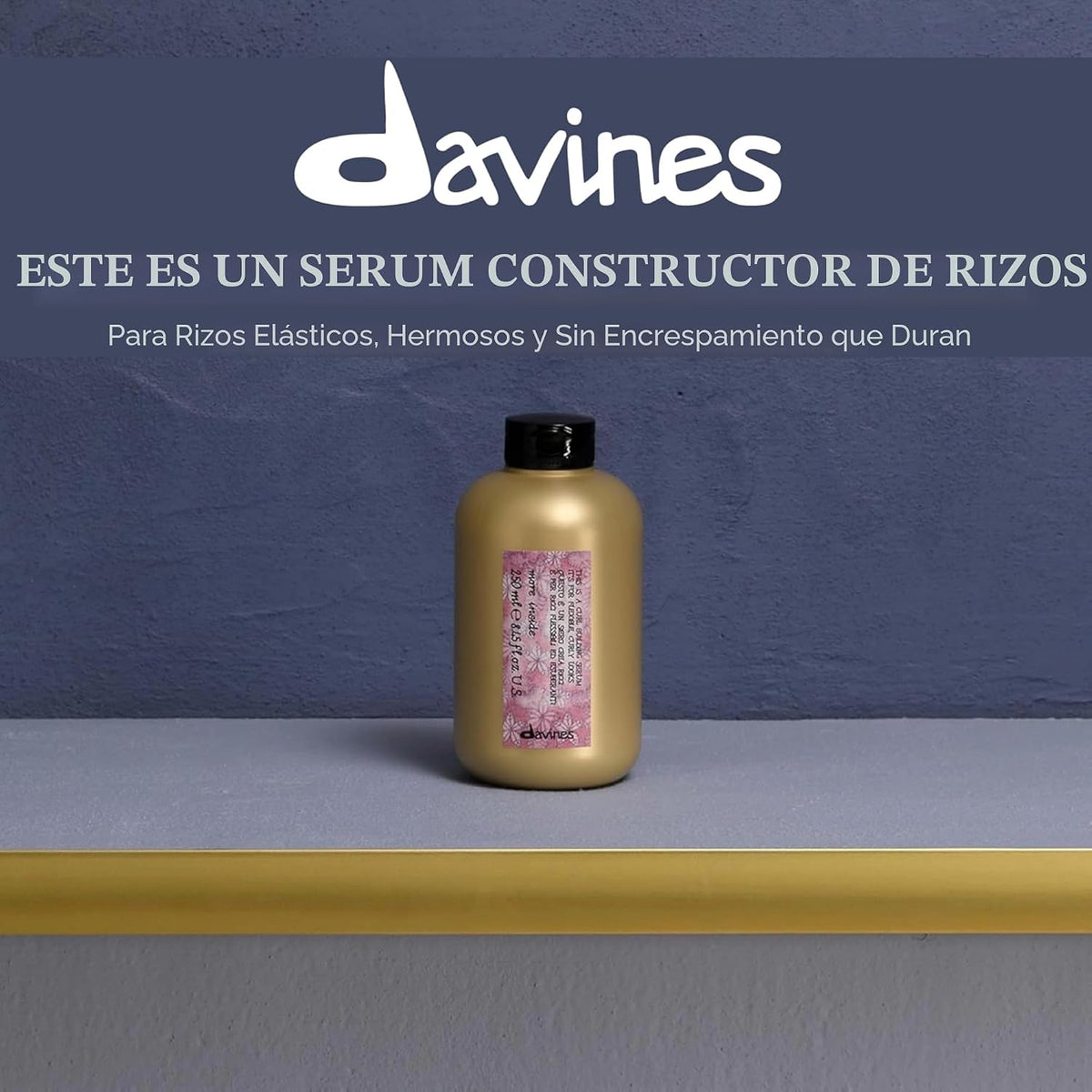 Davines Este es un suero para armar rizos, fijación media y definic...
