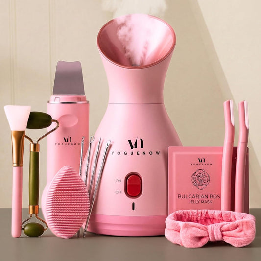 Vaporizador Facial Spa Regalos con 17 Herramientas de Cuidado de la...
