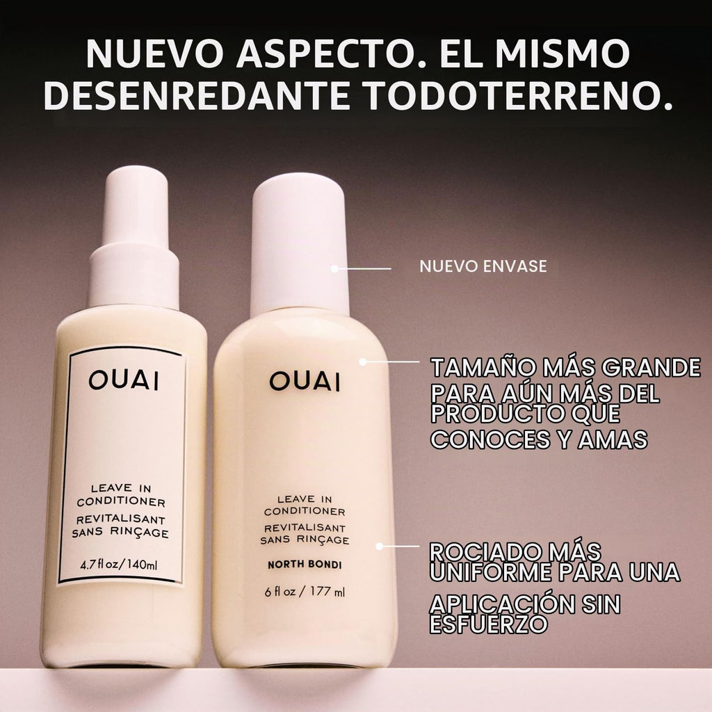 Acondicionador sin enjuague OUAI North Bondi - Juego de tamaño comp...