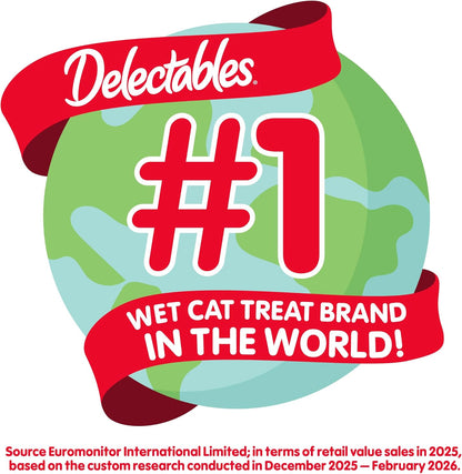 Hartz Delectables Squeeze Up - Paquete variado de puré cremoso expr...