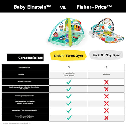 Baby Einstein Farm Explorers 4 en 1 Kickin' Tunes Musical Meadow Mu...