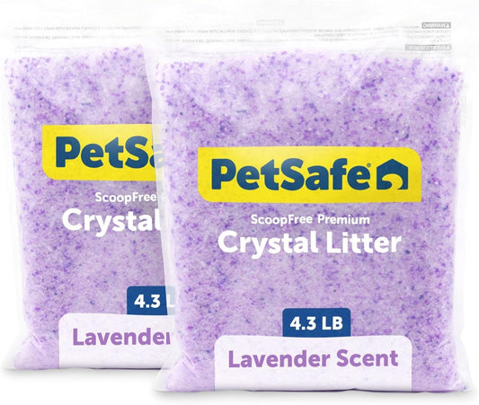 PetSafe ScoopFree - Arena de cristal prémium para gatos, supera a l...
