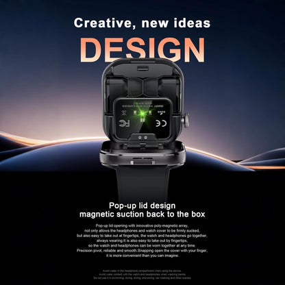 Reloj inteligente Desong con auriculares, pantalla HD de 2.02",...