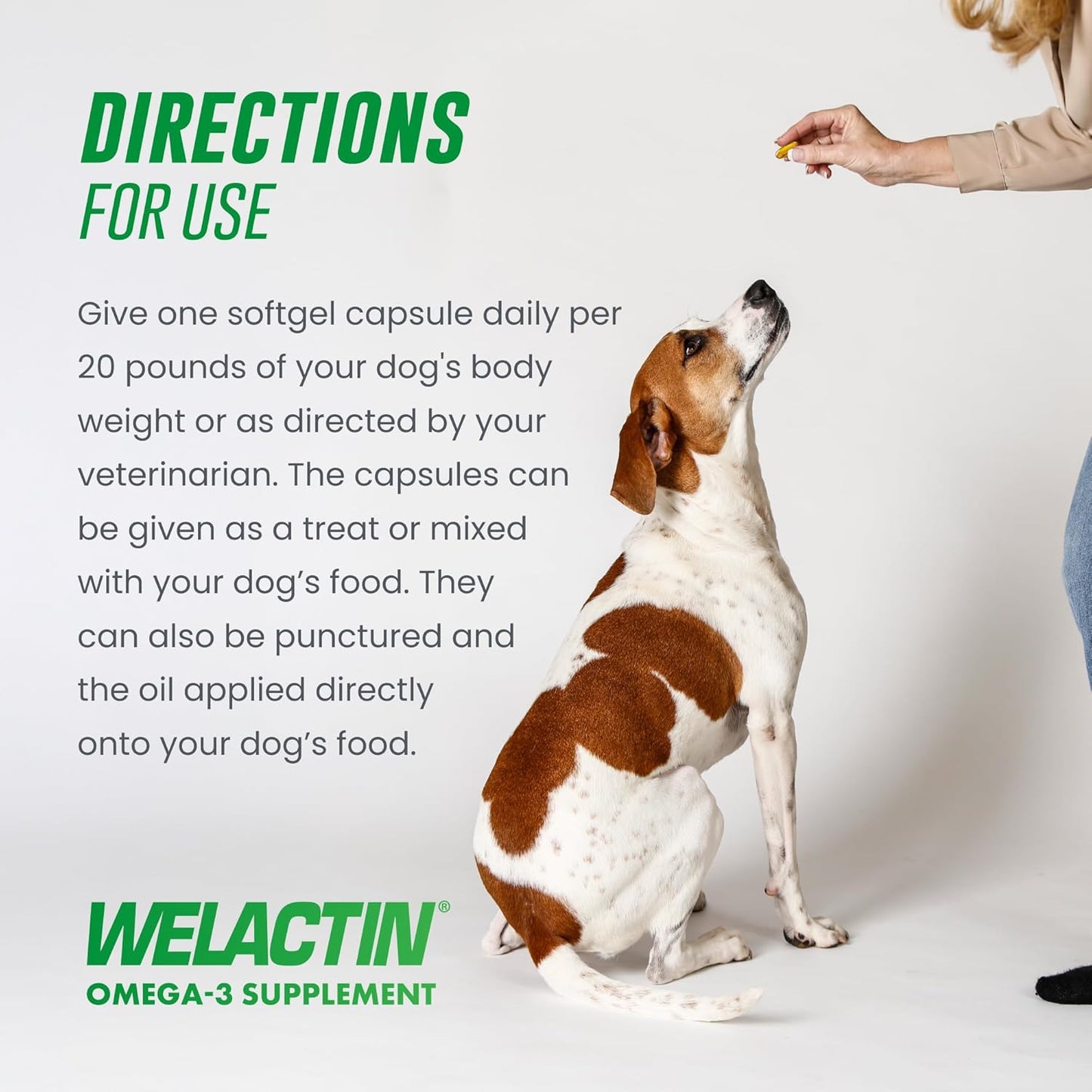 Nutramax Welactin - Cápsulas blandas caninas, suplemento Omega 3 pa...