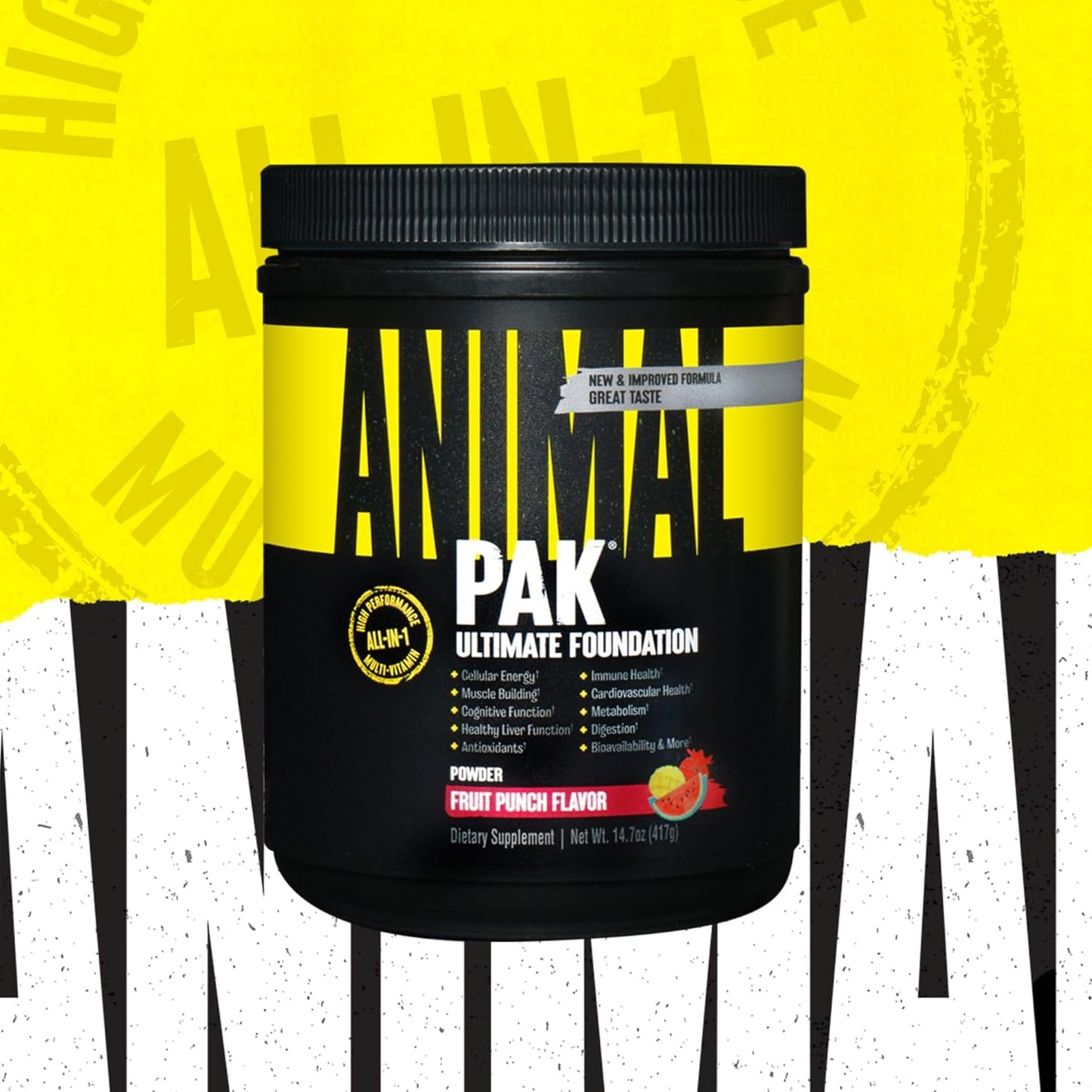 Animal Pak - Práctico Polvo Todo en Uno de Vitaminas y Suplementos...