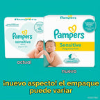 Pampers Sensitive - Toallitas para bebés, a base de agua, hipoalerg...