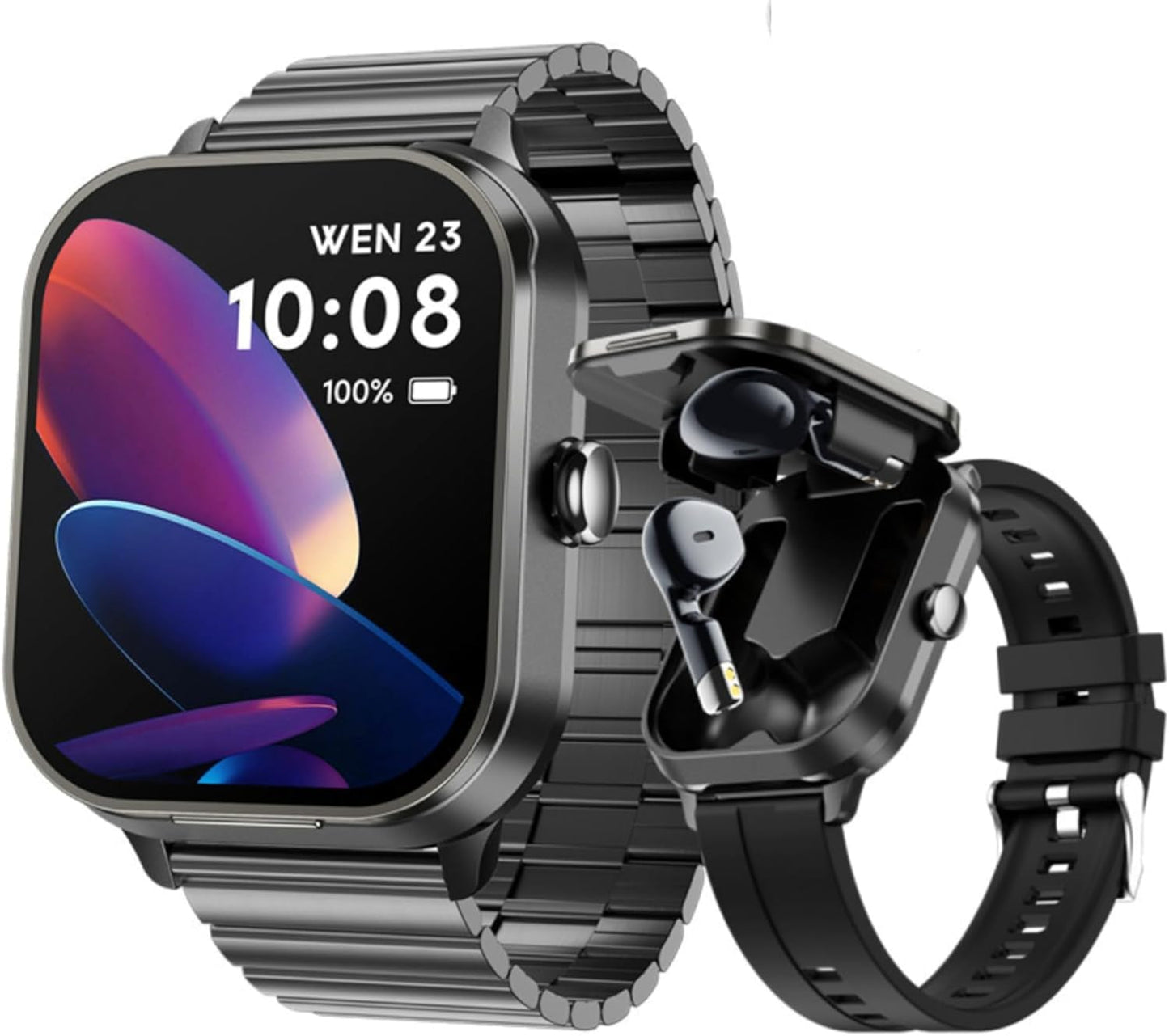 Diyeeni D8 Pro - Reloj inteligente con auriculares para hombres y m...
