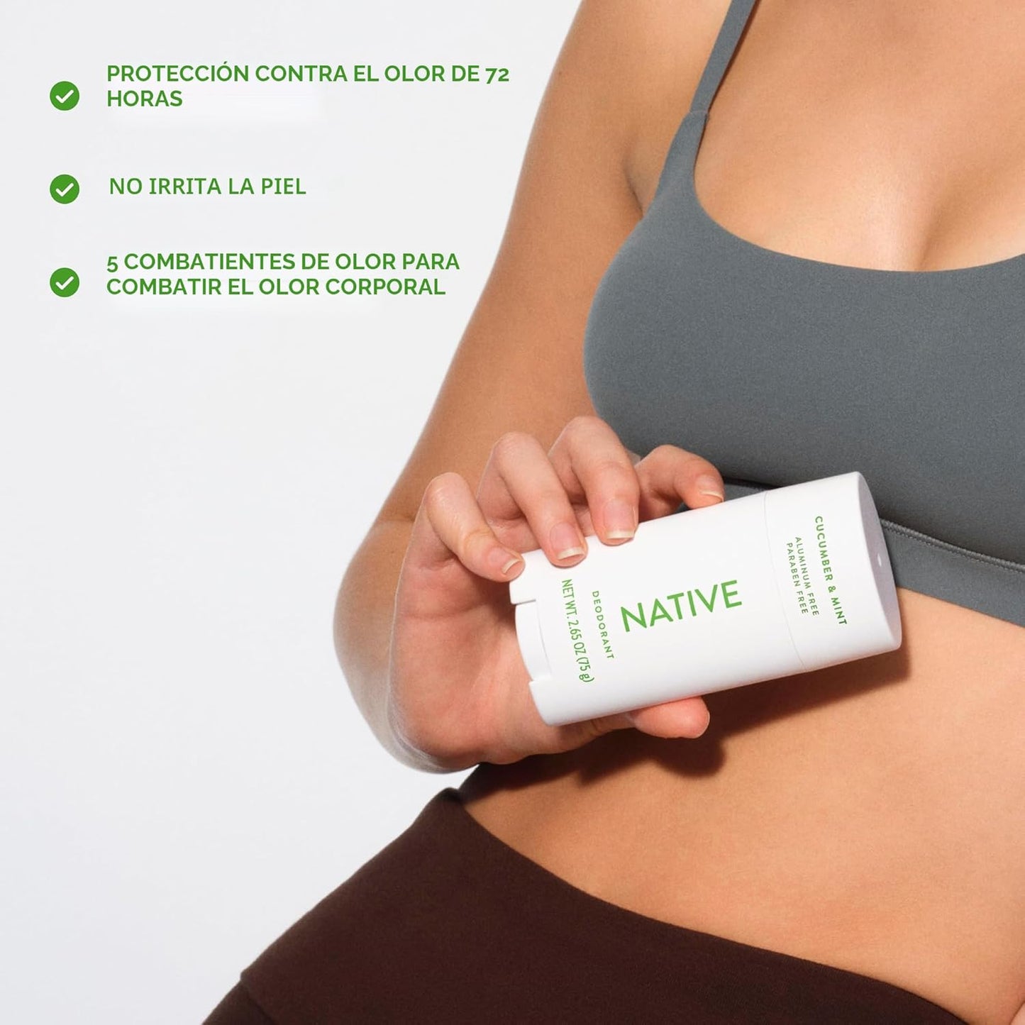 Desodorante Native Contiene Ingredientes Naturalmente Derivados, Co...