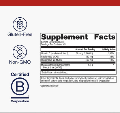 Metagenics Bone Builder Plus - Suplemento MCHC para la salud ósea*...