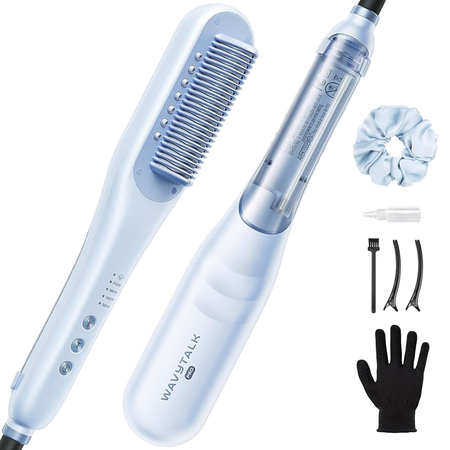 Wavytalk Cepillo Alisador de Cabello Pro Steam, Steamline Pro 3 en...
