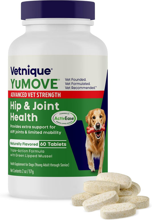 YuMOVE Suplemento de cadera y articulaciones para perros, fuerza re...