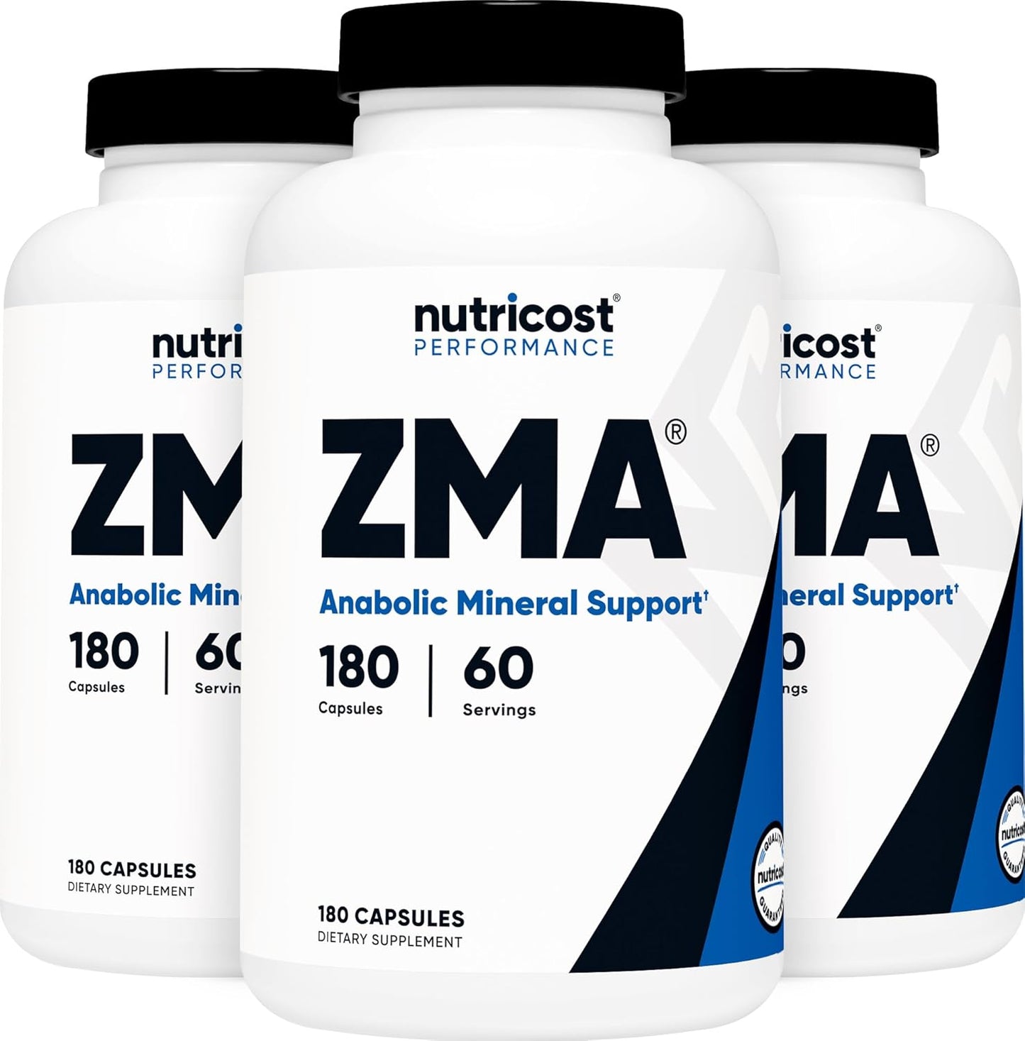 Nutricost ZMA 180 Cápsulas (3 Botellas)