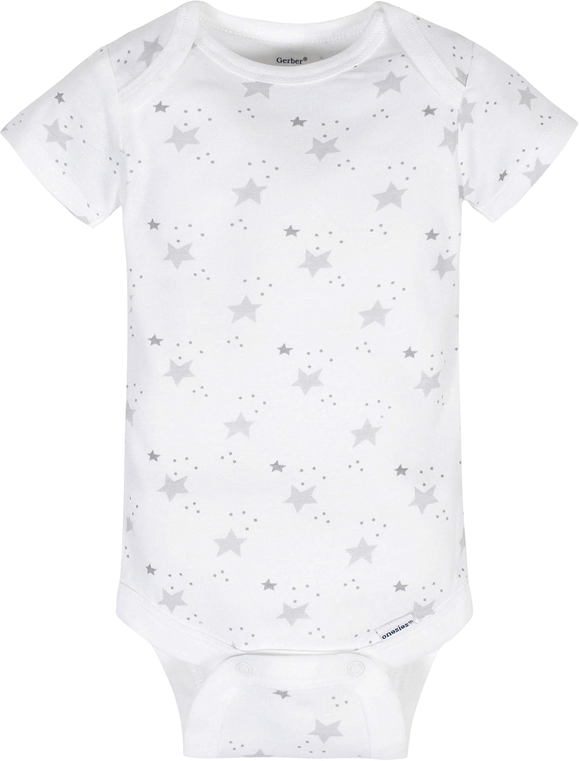 Gerber Mamelucos Bodies unisex de manga corta para bebé, paquete de 8