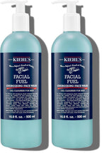 Kiehl's Limpiador facial Facial Fuel, gel refrescante y vigoriz...