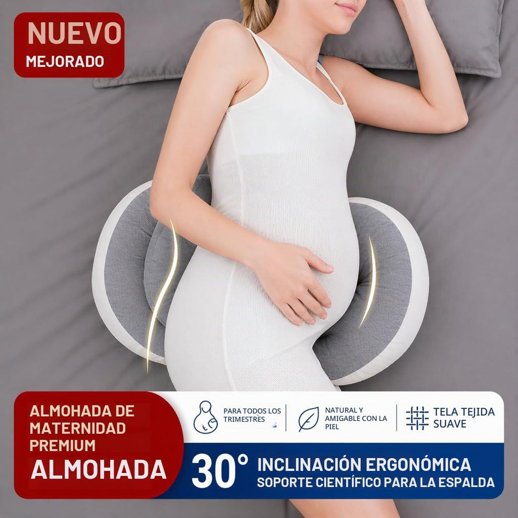 PandaEar Almohada de Embarazo Cuña para Dormir, Soporte Corporal de...