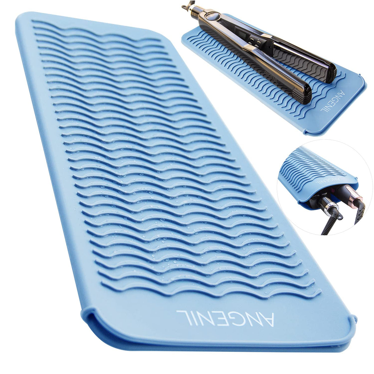ANGENIL Funda de almohadilla de silicona resistente al calor para v...