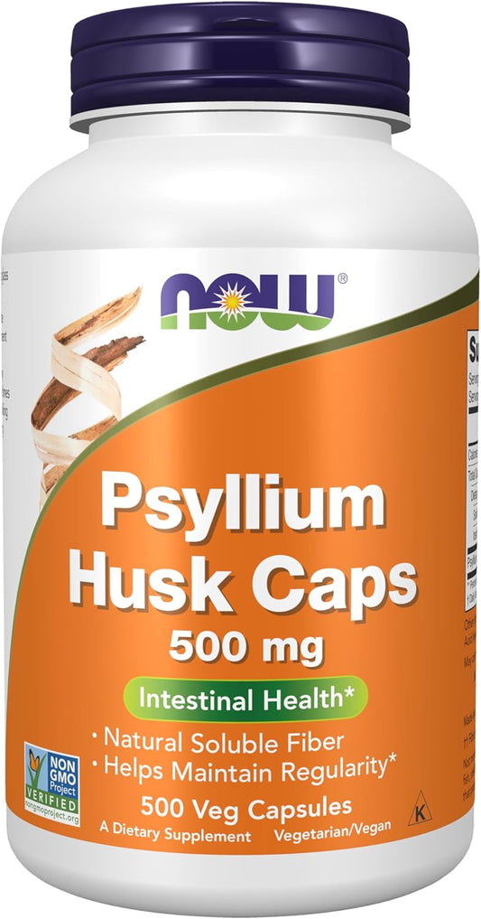 Now Foods Cápsulas de cáscara de psyllium 0.02 oz, 5972, 1, 1