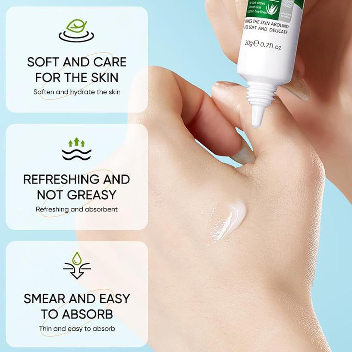 Juego de 8 piezas de aloe vera para el cuidado de la piel, kit de c...