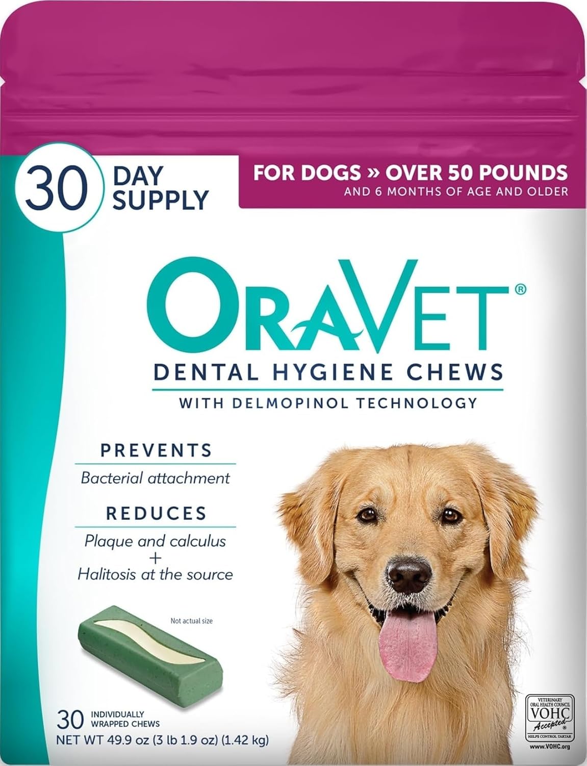 OraVet - Masticables dentales para perros, cuidado oral e higiene (...