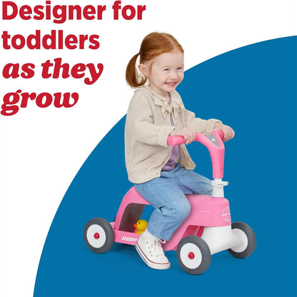 Radio Flyer Scoot 2 Scooter, azul, para niños de 1 a 4 años, juguet...