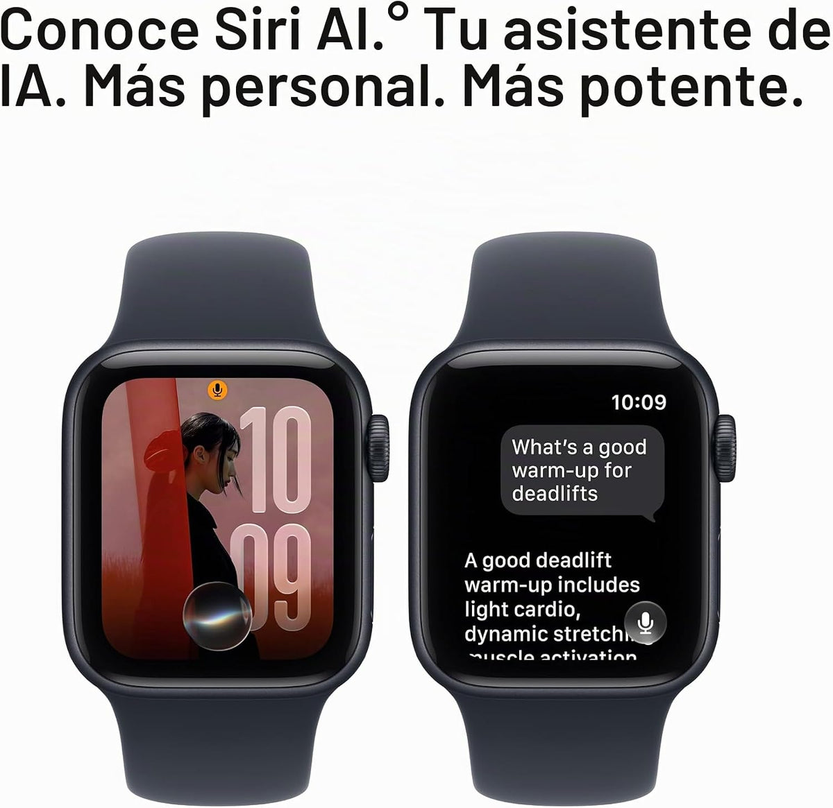 Apple Reloj inteligente SE 3 GPS 1.575 in | Caja de aluminio Starli...