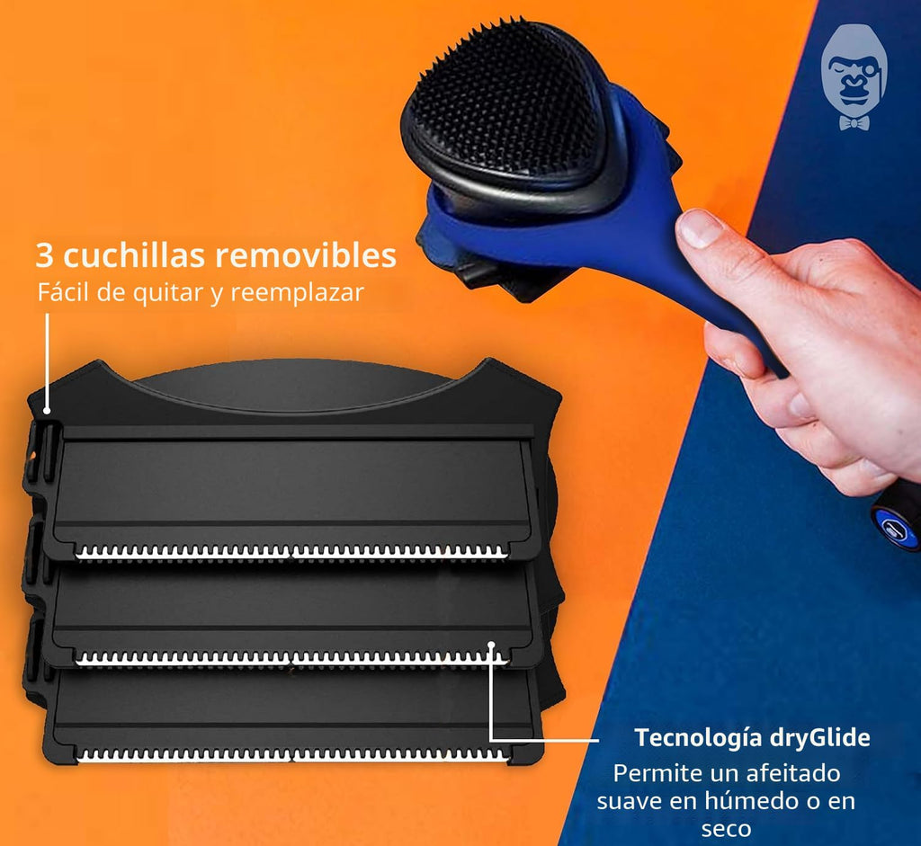 BAKblade 2.0\/ELITE PLUS - Depilador de espalda y afeitadora corpor...