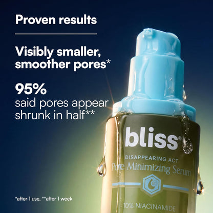 Bliss Niacinamida + Complejo Pore Vanish Disappearing Act Sérum \u2...