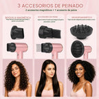 Secador de pelo iónico de alta velocidad Mythsight StyleVibe con 3...