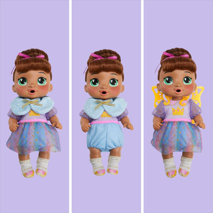 Baby Alive Fairy Fashions - Muñeca Sophia Sparkle con accesorios de...