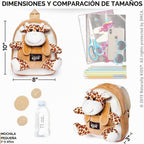 Mochila para niños pequeños Naturally KIDS con. Juguete de jirafa d...