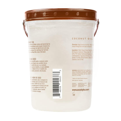 Eco Style Gel de peinado con aceite de coco, añade brillo e hidrata...