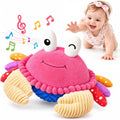SAIMAND Juguete de cangrejo rosado, regalo musical interactivo de l...