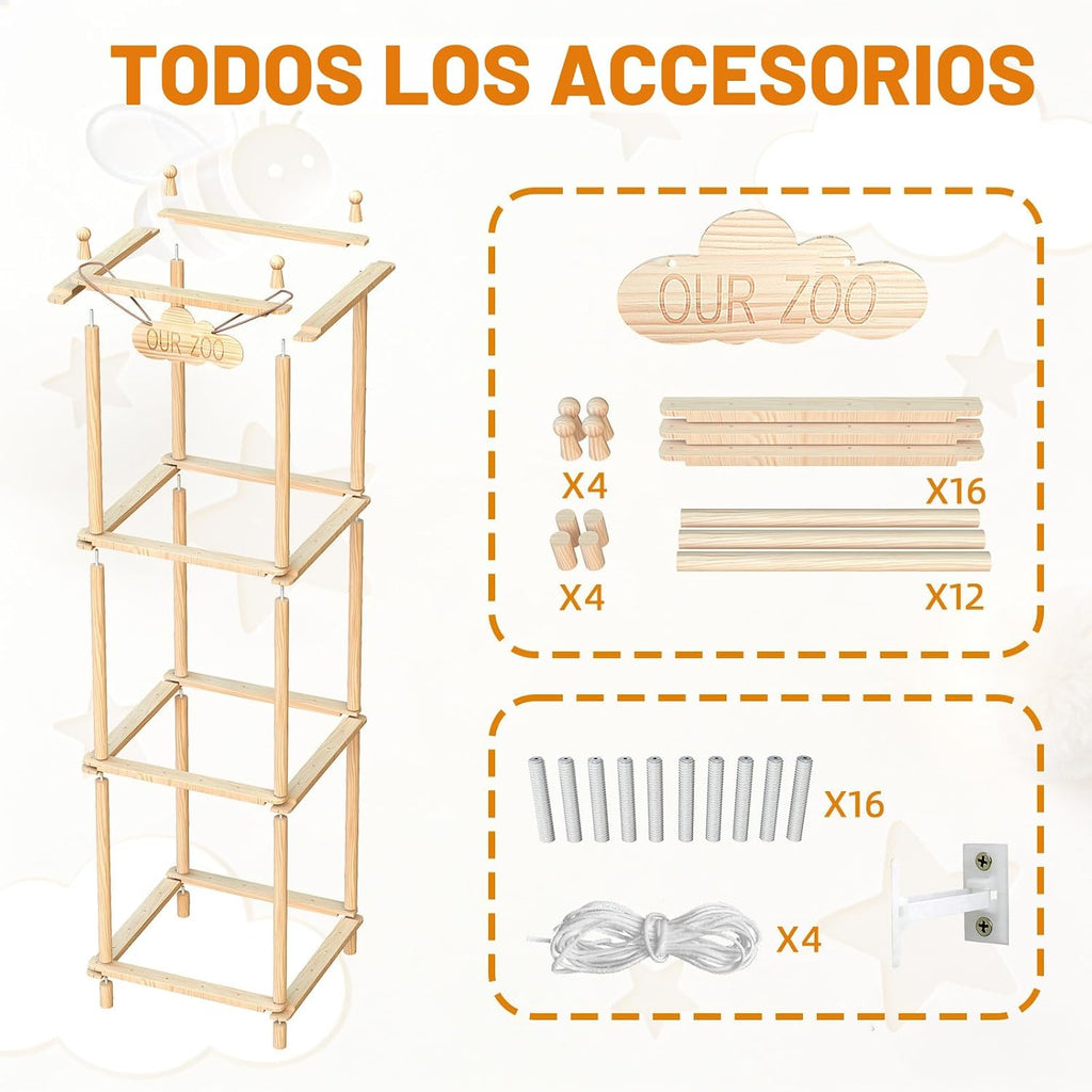 MIRCNY Animales de peluche Zoológico Torre