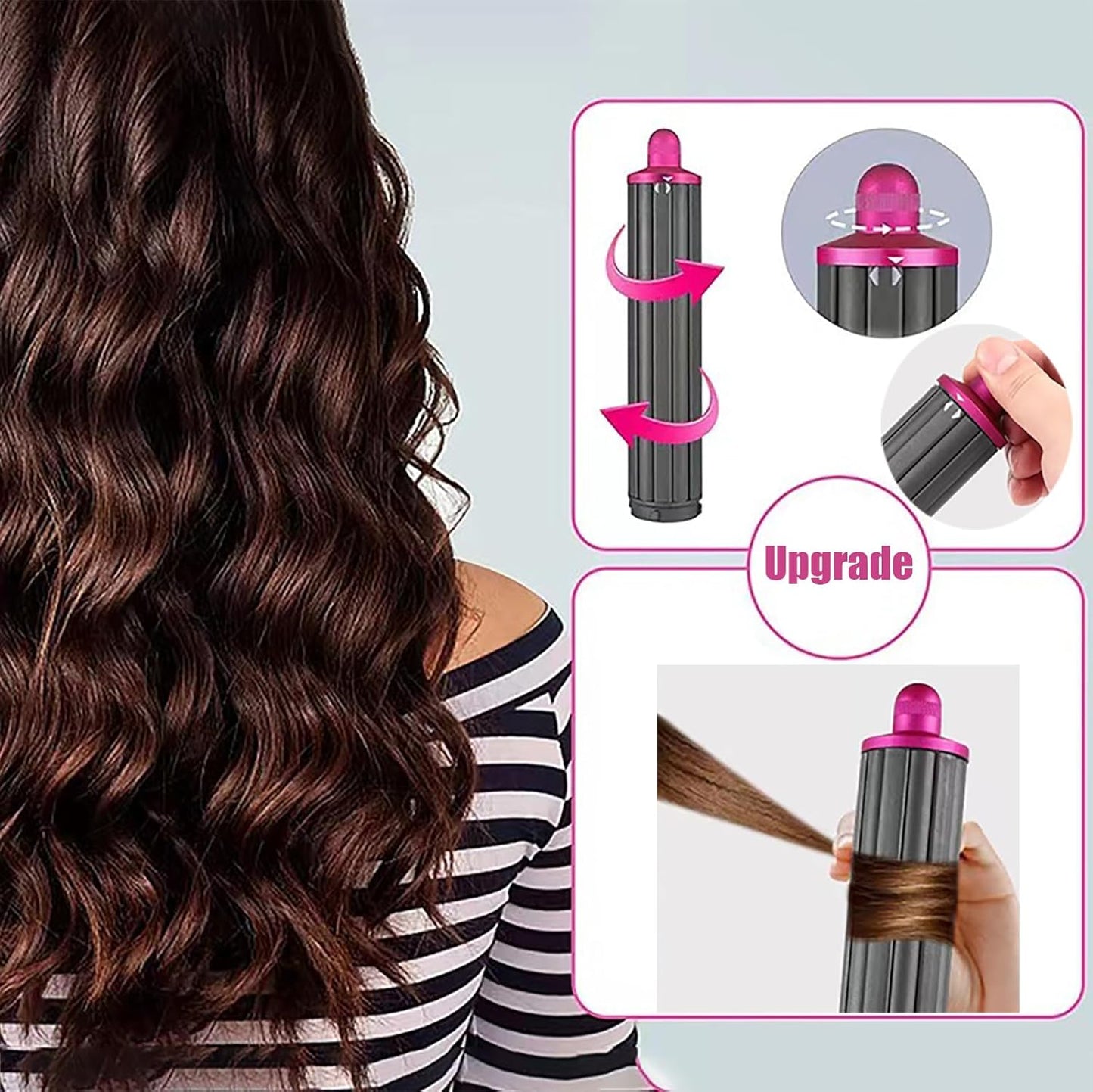 Cepillo voluminizador redondo grande para Dyson Airwrap Stylers (HS...