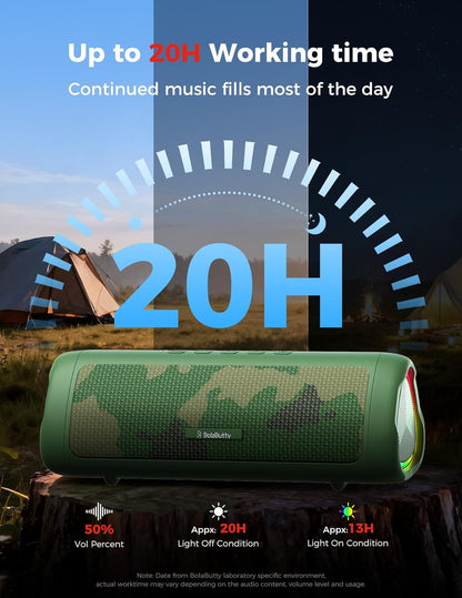 BolaButty Altavoz Bluetooth con sonido HD, inalámbrico portátil, IP...
