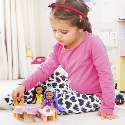 Set de Muñecas Pequeñas con Mini Muñecas de Princesa para Niñas \u2...